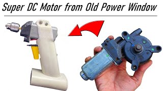 Converting a Car Window Motor into a Handheld Drill | DIY Video Tutorial