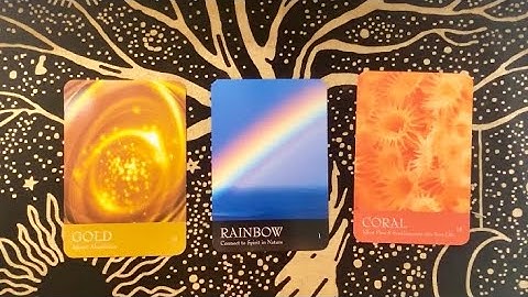 Intuitive Card Reading Demo Using Colours 🌈 Tarot & Oracle Cards