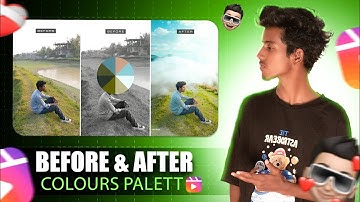 How To Make Before And After Trending Colours Palette Reels Editing | Before And After Editing 2024