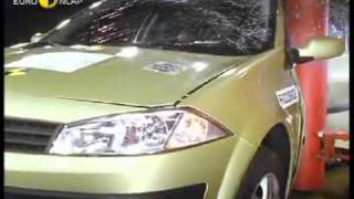 Краш тест Renault Megane 5dr 2002 (E-NCAP)