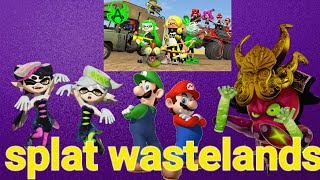 mario bros and squid sisters react to splatoon 3 splat wastelands (ft dj octavio)
