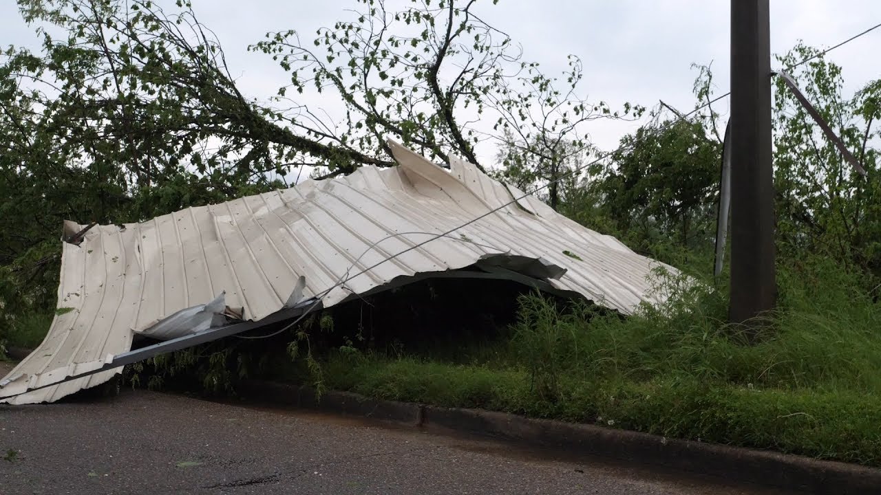 Vicksburg, MS Tornado Damage and Flooding - 4/13/2019