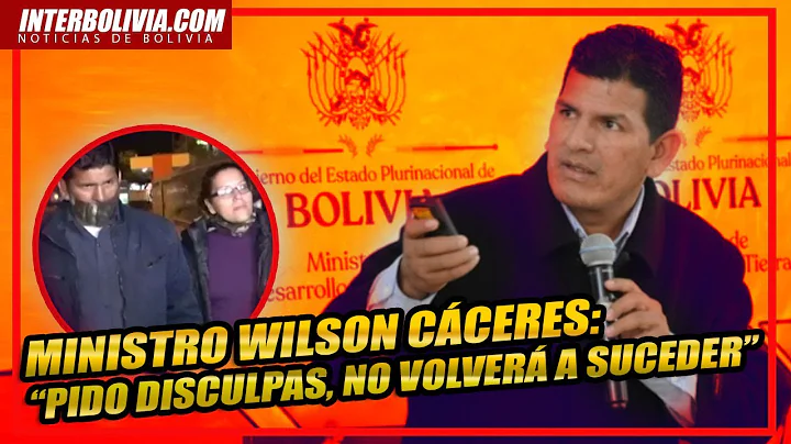 El ministro Wilson Cceres, habla sobre el escandal...