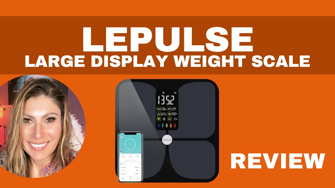 Body Fat Scale, Lepulse Large Display Scale For Body Weight, High