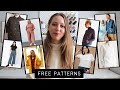 Pattern roundup  15 free sewing patterns for fall  winter