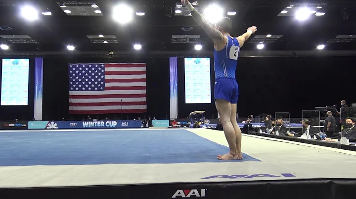 Timothy Wang  Floor Exercise  2021 Winter Cup - Se...