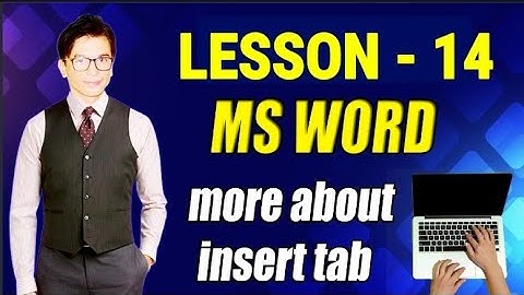 Online Computer Course Urdu Hindi Tutorial | Lesson-14 Insert tab Completion | Educational Globe