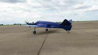 Bugatti 100p First Flight - Taxi at Clinton-Sherman Part 1 August 2015