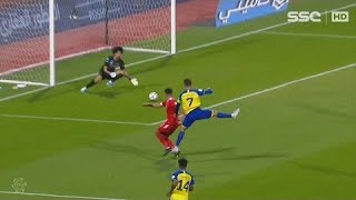 Cristiano Ronaldo Scores Great Goal for Al-Nassr vs Al-Wehda