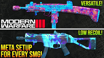 Modern Warfare 3: The BEST META CLASS SETUP For EVERY SMG! (MW3 Best Weapons)