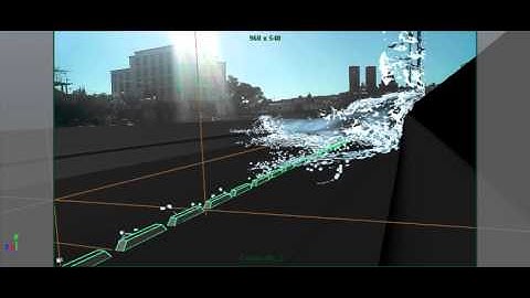 River Tests #pftrack #realflow #maya #vfx