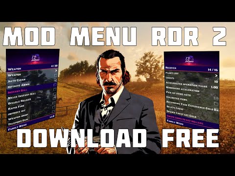 New Mod Menu Rdr2 🤠 Download Cheat Mod RDR 2  ✅ Free Cheats  Hacks Red Dead Redemption 2 Online 🐴