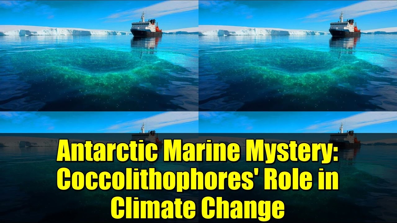 Морская тайна Антарктики: роль кокколитофорид в изменении климата | Новое научное открытие