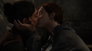 The Last of Us 2 - Ellie and Dina Smoke Weed and Make out - Ellie and Dina Romance