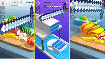 NEW GAME ASMR SLICING MOD APK WALKTHROUGH GAMEPLAY LEVEL 15 - CVR GAME BOSS