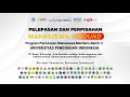 Perpisahan dan pelepasan mahasiswa pmm 3 inboundupi