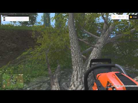 Как пилить деревья Farming Simulator 2015