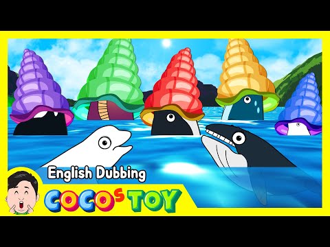 En DubbingㅣPlease help the baby whales find there mother!ㅣwhales for kidsㅣCoCosToy