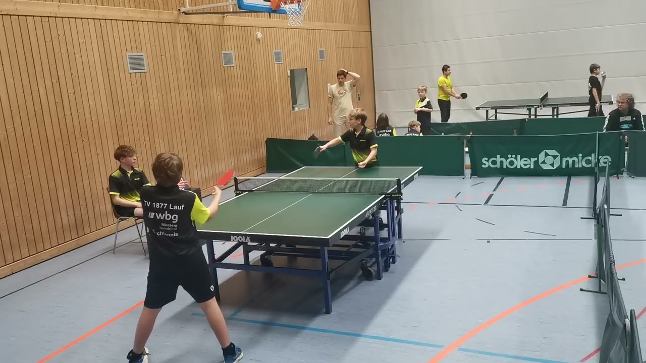 Jugend Tischtennis TV 1877 Lauf IV vs. SV Hohenstadt II (5-5) 23.01.2026