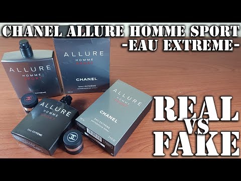 Fake vs Real Chanel Allure Homme Sport 100 ML 