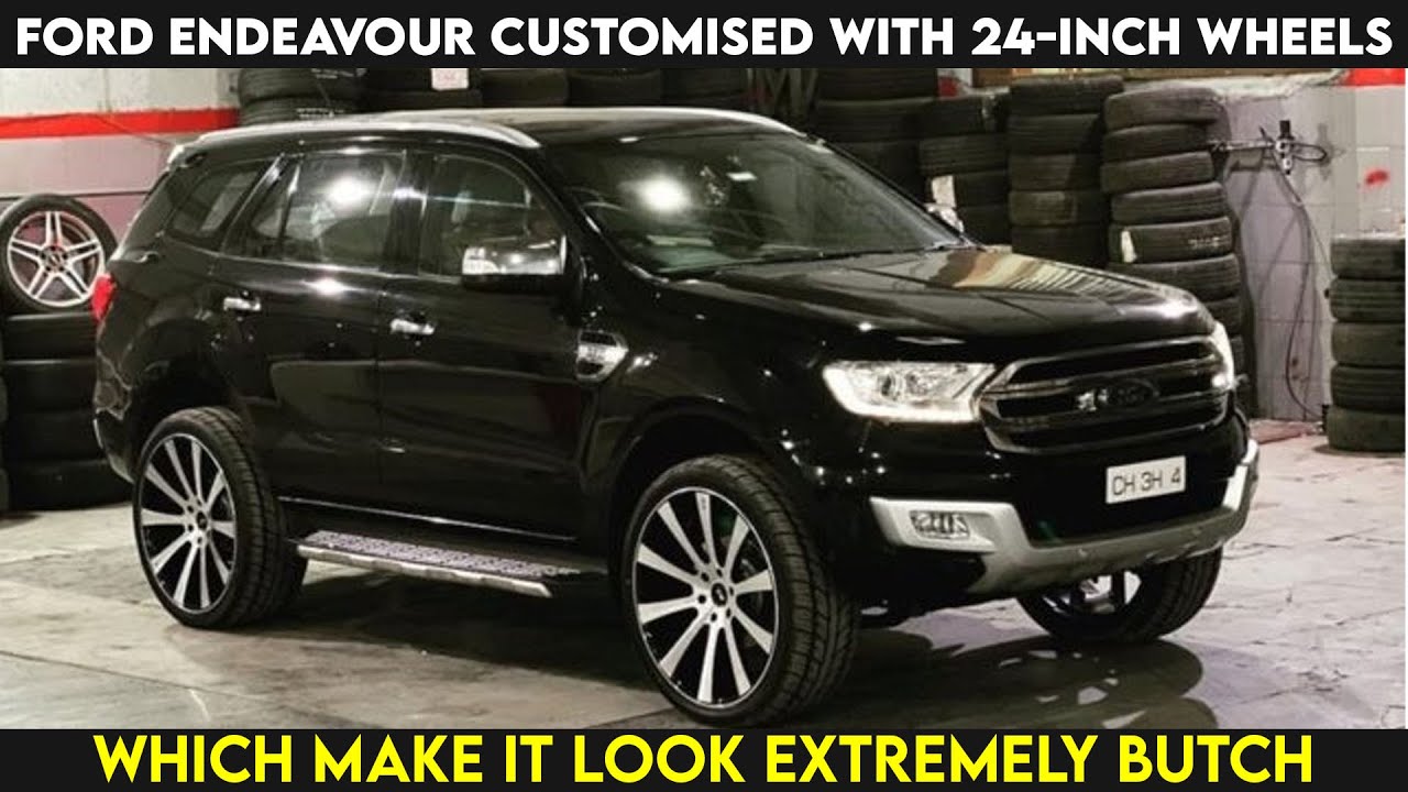 2020 Ford Endeavour Modified With 24inch Alloy Wheels Gigantic 24