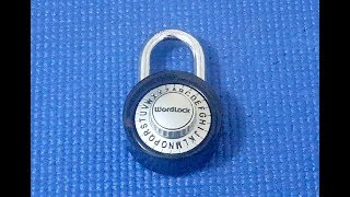 (Picking 107) How to crack a NOT cheap WordLock dial combination padlock