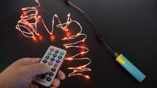 Usb Powered Remote Control Led String Lights