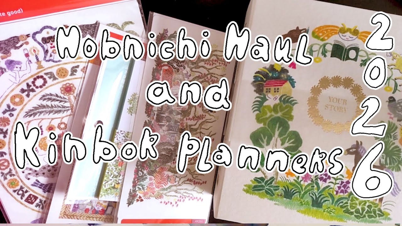 Hobonichi Haul for 2026 and Kinbor planners for next year