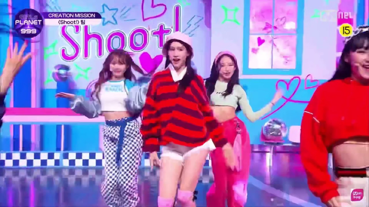 huening bahiyyih’s lines and screen time in girls planet ep 10 “shoot!” performance
