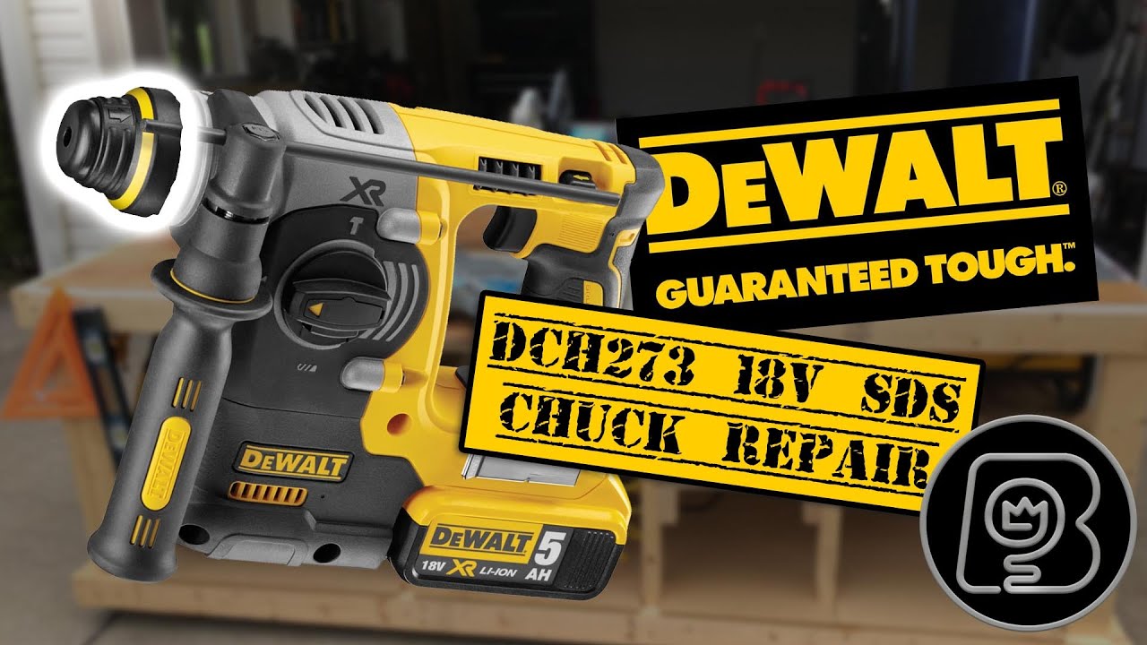 egyptisk uafhængigt i tilfælde af DeWalt DCH273 18v Cordless SDS Chuck Repair - B Electrical London - YouTube