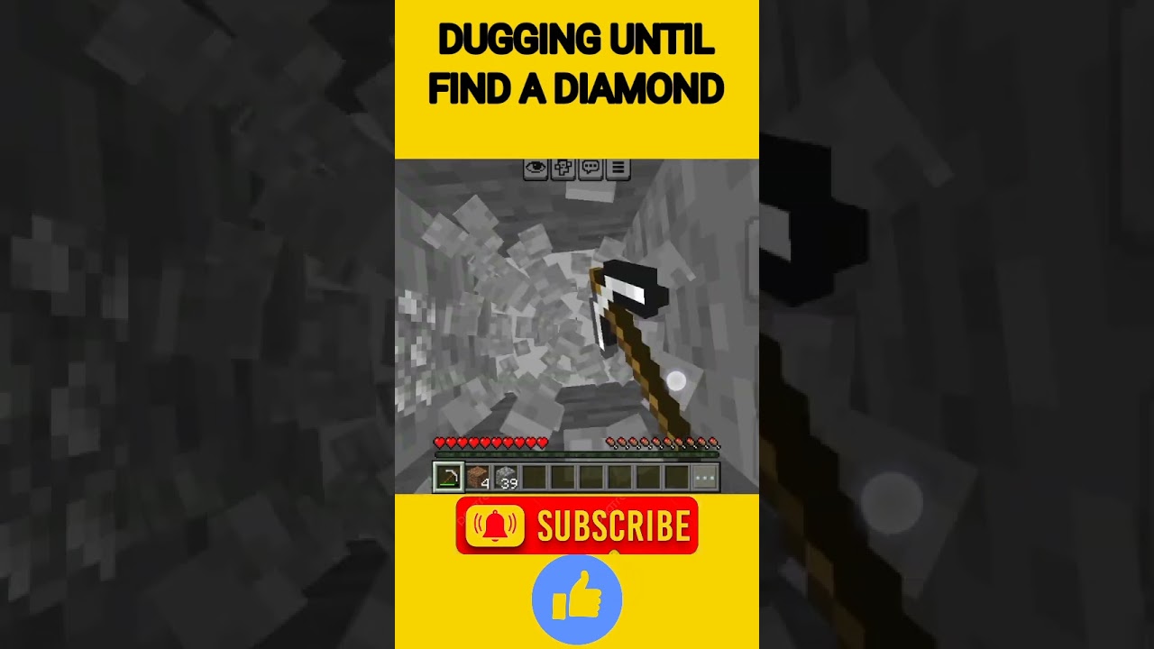 dugging until find a diamond 💎 