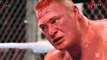 The Undertaker vs  Brock Lesnar   Hell In A Cell 2015 Highlights