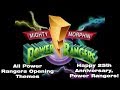 All power rangers opening themes19932018