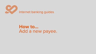 SBS Online Banking - 04 - Add a New Payee screenshot 4