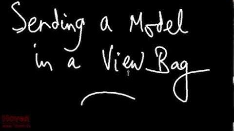 Sending a Model in a ViewBag | MVC Training in Chandigarh