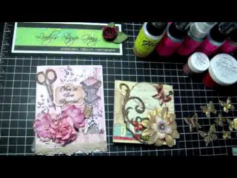 Birthday Mini Album Page & Card for Tracey of LSG