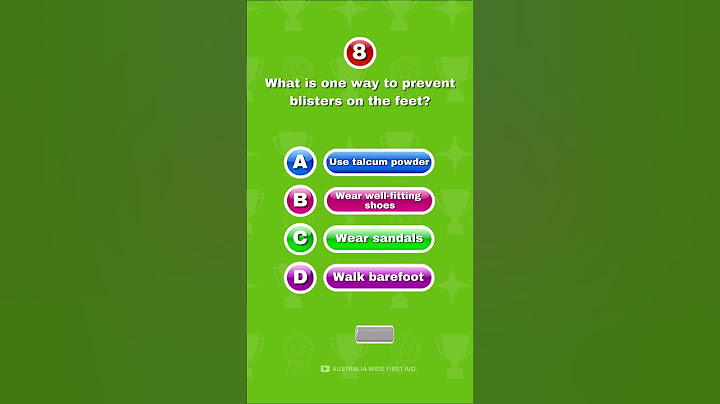 Blister Basics Quiz Part 3