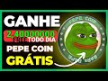 GANHE 2,40000000 PEPE FREE TODO DIA SEM FAZER NADA