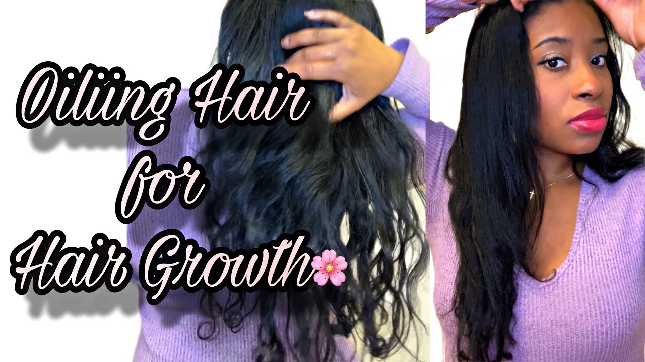 How to Oil your Scalp for Hair Growth🌹 - YouTube
