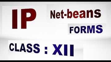 IP for Class 12 | Informatics Practices Class 12 | Java Forms Application IP Class 12