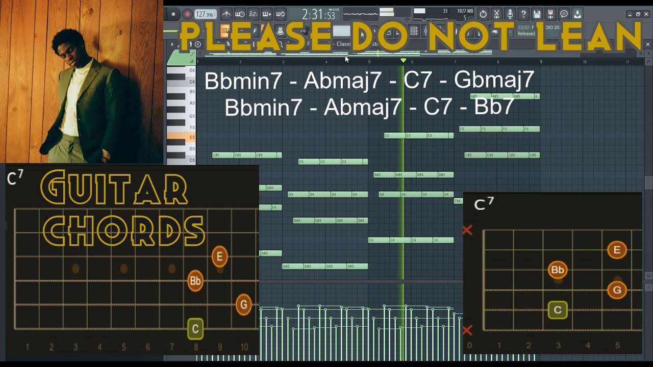 Daniel Caesar - Please Do Not Lean (Guitar Chords Pt. 2)