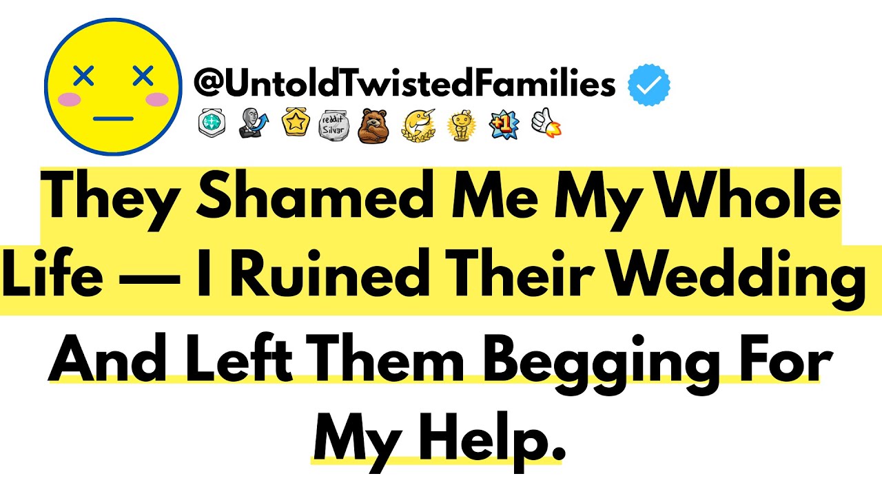 They Shamed Me My Whole Life — I Ruined Their Wedding And Left Them ...