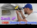 Chimney filter cleaning#