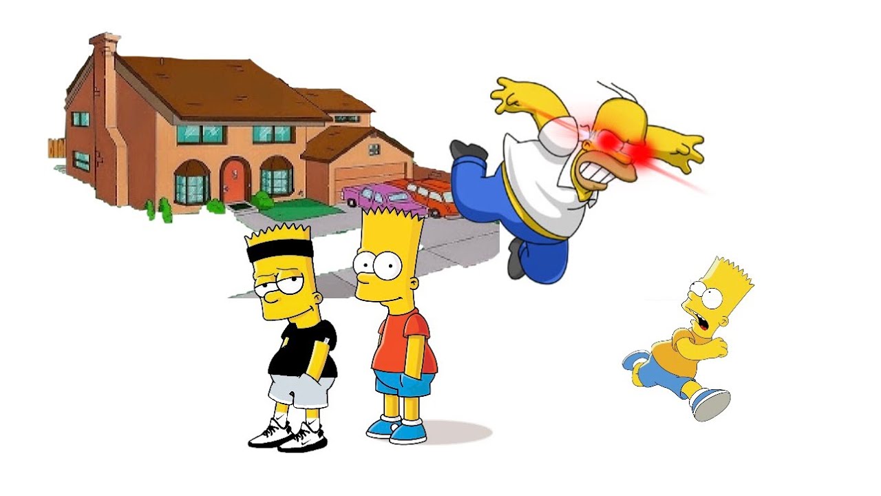 Showing some of the best hiding spots in Roblox Bart Vs Homer!