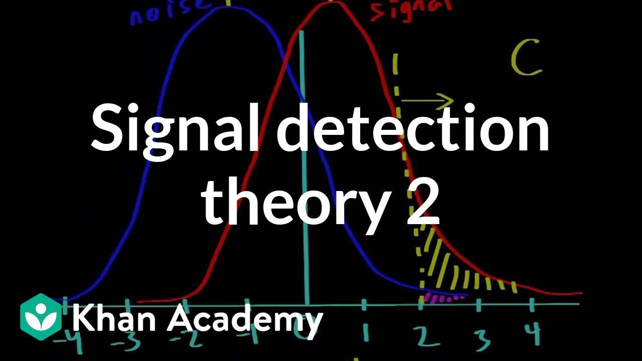 Signal detection theory - part 2 | Processing the Environment | MCAT
