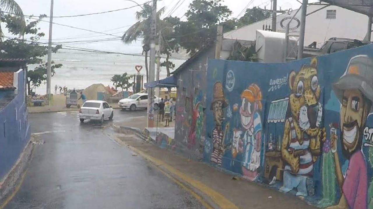 Natal/RN: Vila de Ponta Negra + Praia de Ponta Negra com chuva!! - YouTube