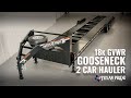 Walk Around: 18K lb GVWR Gooseneck 2 Car Hauler Trailer | Texas Pride