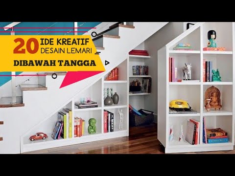 20 IDE KREATIF UNTUK LEMARI  BAWAH  TANGGA  DIY 