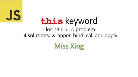 65. JavaScript this keyword - what is this keyword representing? call, apply, bind methods change