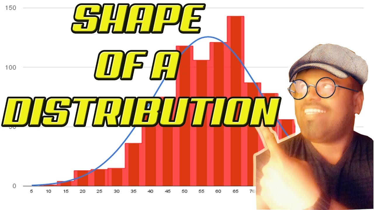 Statistics - Reading the shape of a distribution - YouTube